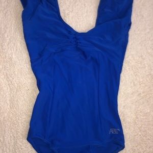 ABT class III leotard royal blue